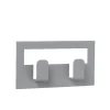 Fashion Blomus Adhesive Double Towel Hooks - Colors VINDO Double Hook - Sharkskin