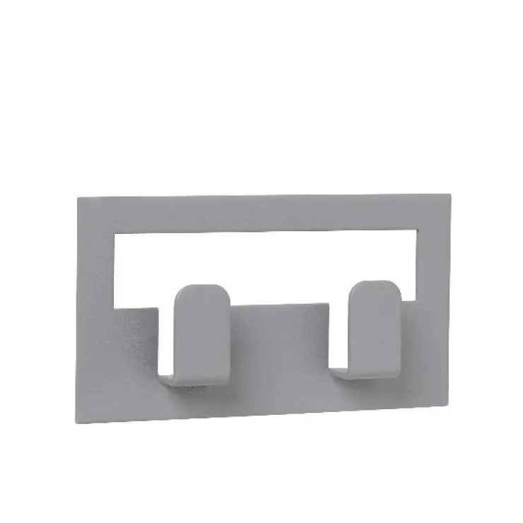 Fashion Blomus Adhesive Double Towel Hooks - Colors VINDO Double Hook - Sharkskin