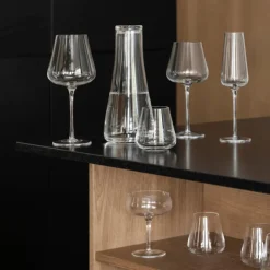 Clearance Blomus BELO Tumbler Glasses - 9.5 Ounce - Set of 4 - Clear Glass