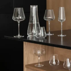 Outlet Blomus BELO White Wine Glasses - 13.5 Ounce - Set of 2 - Clear Glass