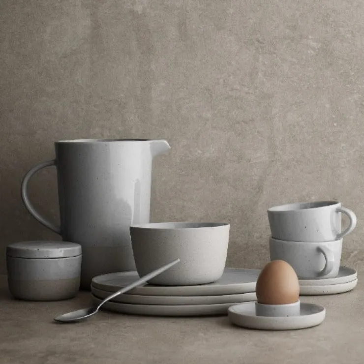 Discount Blomus Ceramic Stoneware Plates Set of 4 - SABLO