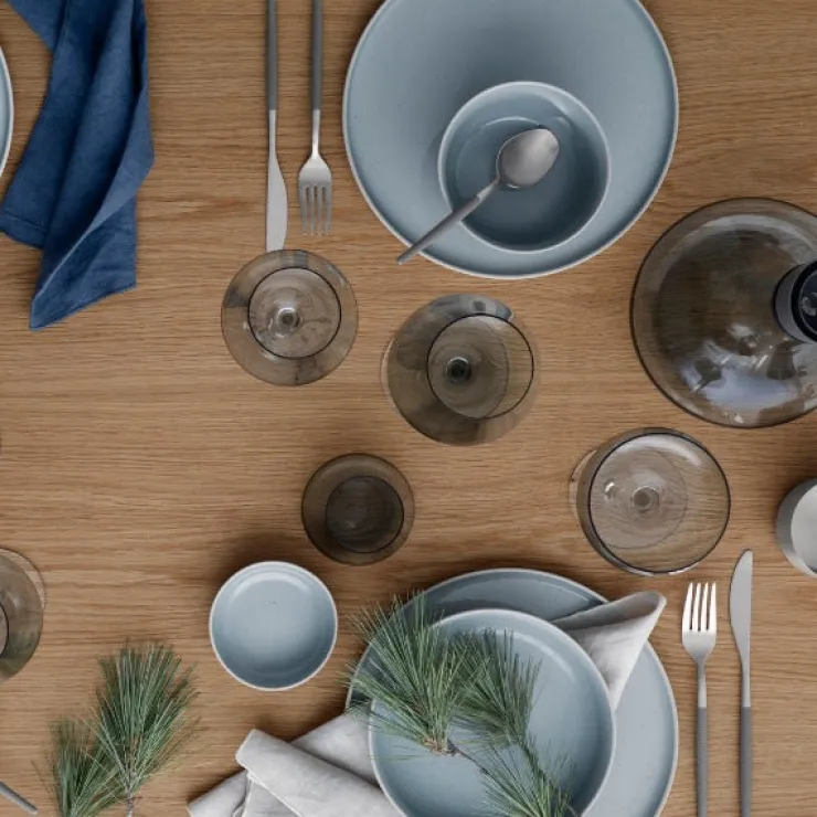 Discount Blomus Ceramic Stoneware Plates Set of 4 - SABLO
