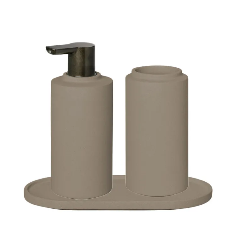 Discount Blomus CRETO Concrete Bathroom Accessory Set