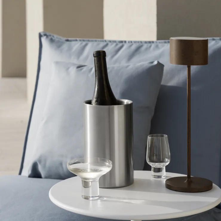 Hot Blomus FAROL Mobile Rechargeable LED Lamp - Metallic Finish
