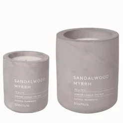 New Blomus FRAGA Candle Set in Concrete Container