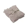 Best Blomus FRINO Fringed Organic Cotton Terry Guest Hand Towels 12 x 20 - 2pcs