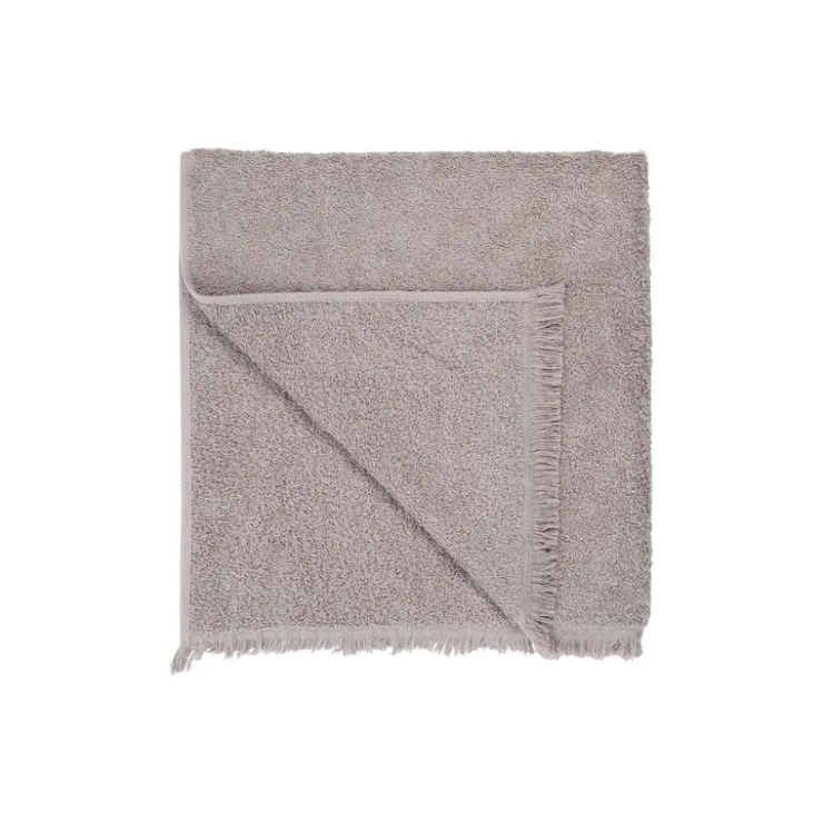 New Blomus FRINO Fringed Organic Cotton Terry Bath Towel 28 x 55