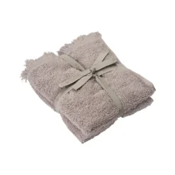 Best Blomus FRINO Fringed Organic Cotton Terry Guest Hand Towels 12 x 20 - 2pcs