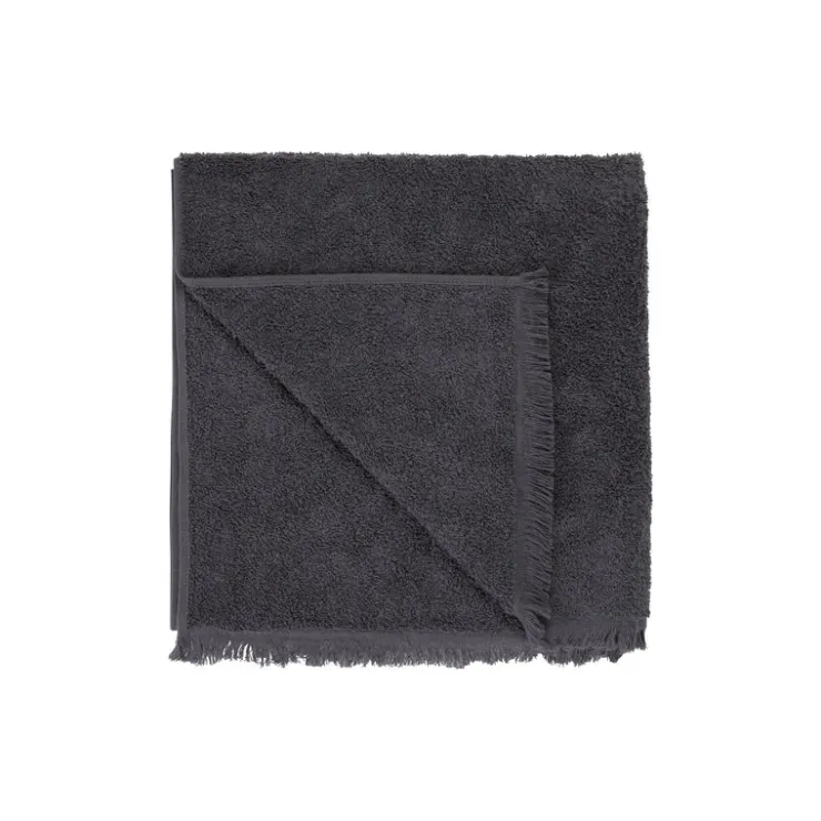New Blomus FRINO Fringed Organic Cotton Terry Bath Towel 28 x 55