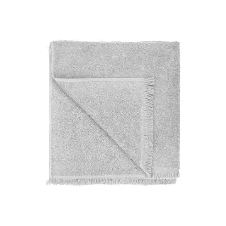 New Blomus FRINO Fringed Organic Cotton Terry Bath Towel 28 x 55