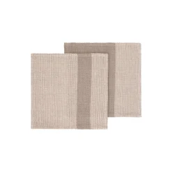 New Blomus GANO Organic Cotton Waffle Dish Cloth - Set of 2