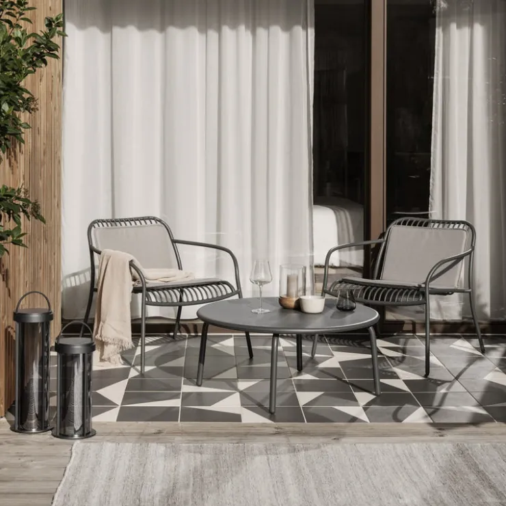 New Blomus KIVA Outdoor Rug - Beige Medley - Reversible