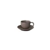 Sale Blomus KUMI Stoneware Espresso Cups With Saucers - Set of 2
