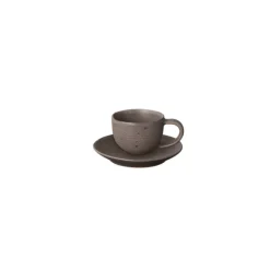 Sale Blomus KUMI Stoneware Espresso Cups With Saucers - Set of 2