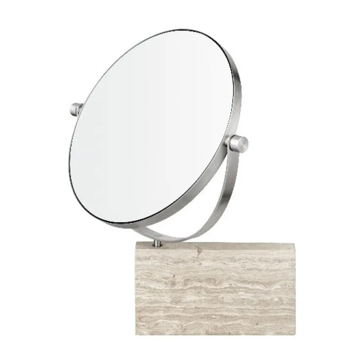 Clearance Blomus LAMURA Marble Wall-Mounted Vanity Mirror