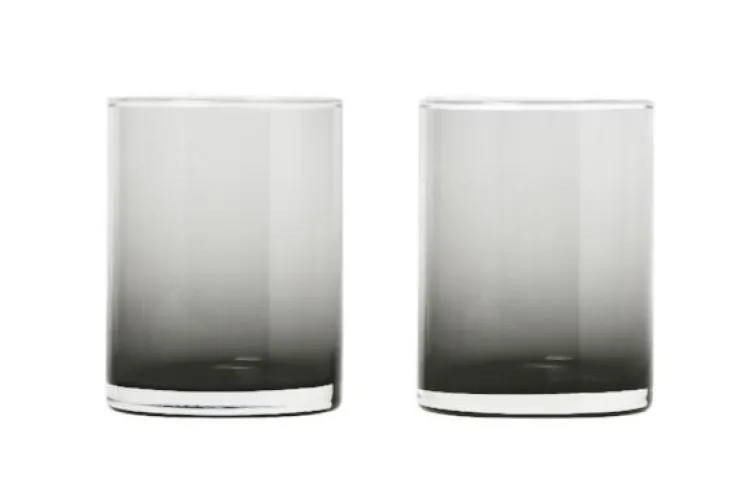 Fashion Blomus MERA Glasses Tall - 7 Ounce - Set of 2 MERA Glass Tall - Smoke
