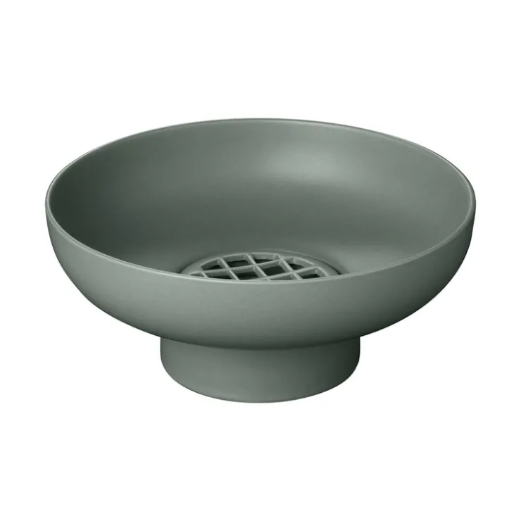 Discount Blomus MIYABI Ceramic Vase - Low With Flower Grid