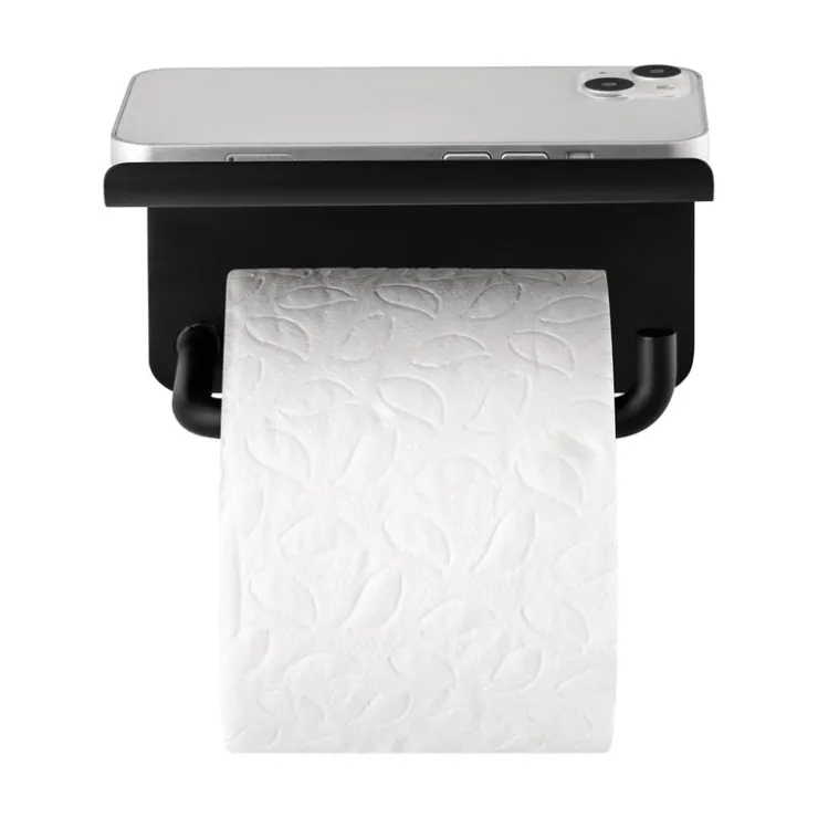 Fashion Blomus MODO Toilet Paper Holder With Tray - Black