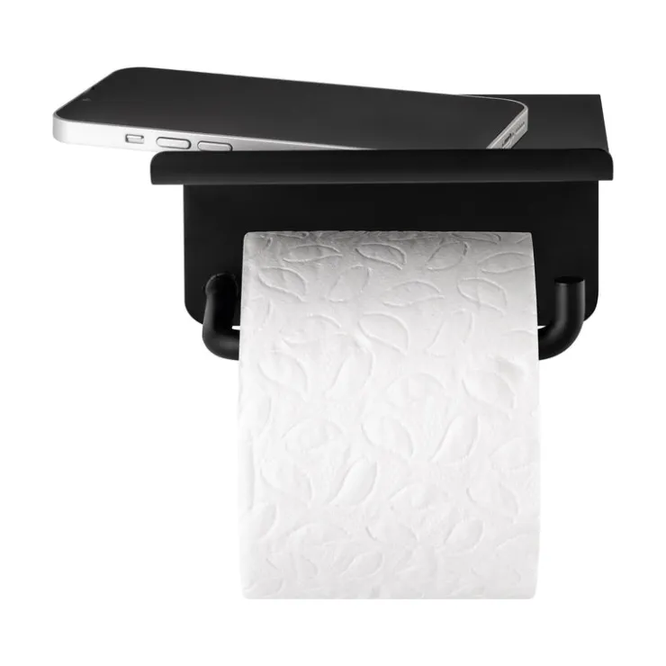 Fashion Blomus MODO Toilet Paper Holder With Tray - Black