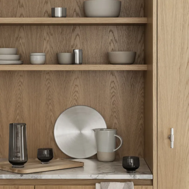 Outlet Blomus OKU Oak Rectangular Tray - Natural