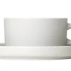 Fashion Blomus PILAR Tea Cups with Saucers, 6 oz, Set of 2