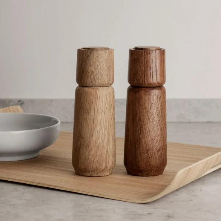 Clearance Blomus RO Oak Salt Grinder or Pepper Mill