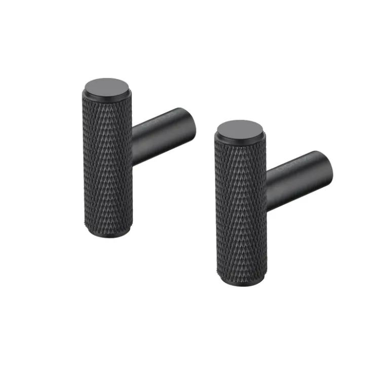 Best Blomus ROF Bar Shaped Wall Hook Cabinet Knob - Set of 2