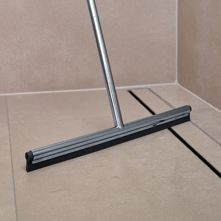 Clearance Blomus Squeegee with Long Handle - Polished - Wall Mount