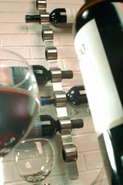 Hot Blomus Stainless Steel Wall Mounted Wine Rack