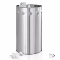 Fashion Blomus Stainless Steel Wastepaper Basket 3.5 Gallon - Circles