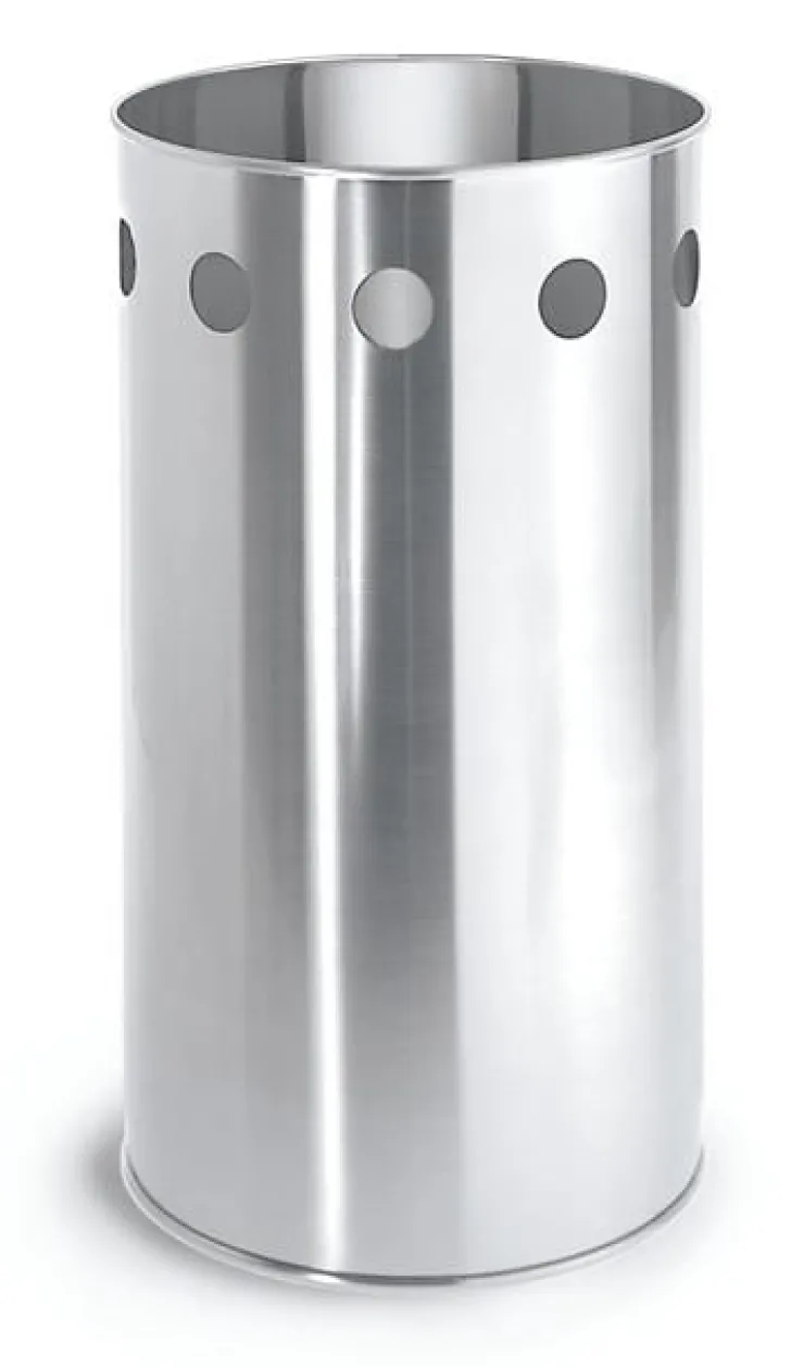 Fashion Blomus Stainless Steel Wastepaper Basket 3.5 Gallon - Circles