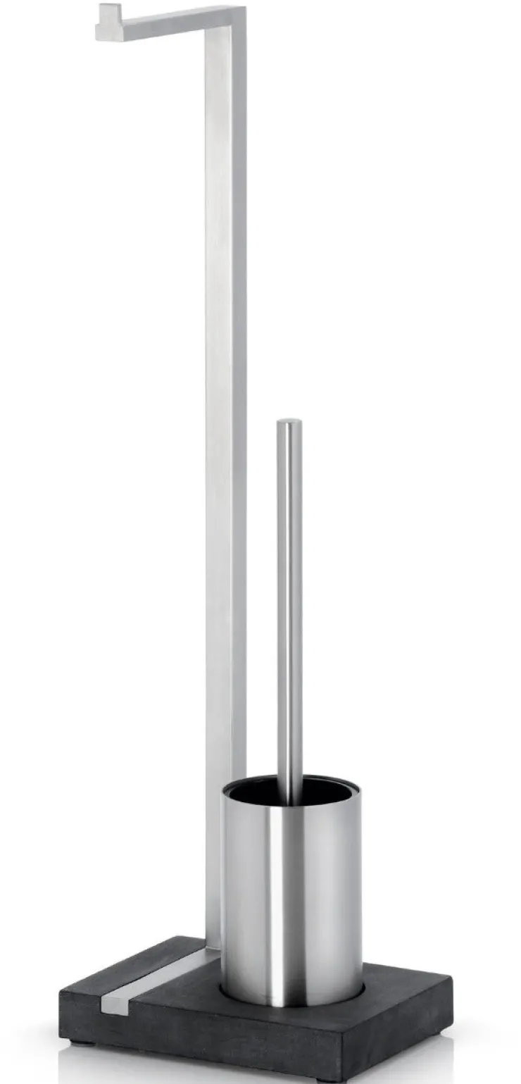 New Blomus Toilet Butler With Short Brush Holder - 1 Roll