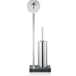 Online Blomus Toilet Butler With Tall Brush Holder - 1 Roll Polished