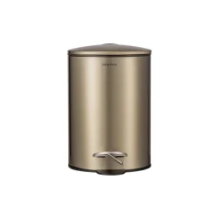 New Blomus TUBO Pedal Bin Wastepaper Basket - Metallic