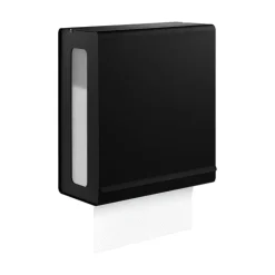 New Blomus Wall Mounted Paper Towel Dispenser for C-Fold Towels - Black