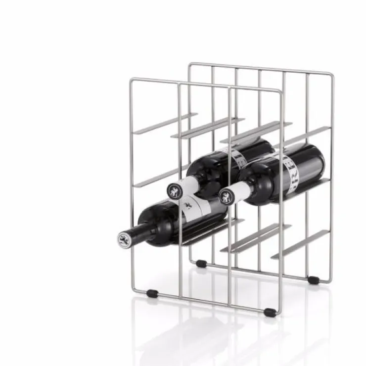 Outlet Blomus Wine Rack - 9 Bottles Wine Rack - Nickel Plated - 9